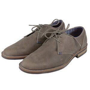 ORIGINAL PENGUIN NWOT Classic Leather Willie OP Tan Brown Oxford Derby Shoes 8
